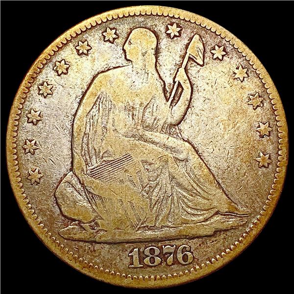 1876 Seated Liberty Half Dollar NICELY CIRCULATED