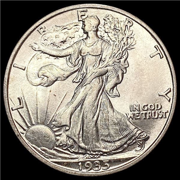 1935 Walking Liberty Half Dollar SUPERB GEM BU