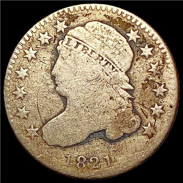 1821 Capped Bust Dime NICELY CIRCULATED