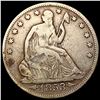 1853 Arr. Rays Seated Liberty Half Dollar LIGHTLY CIRCULATED