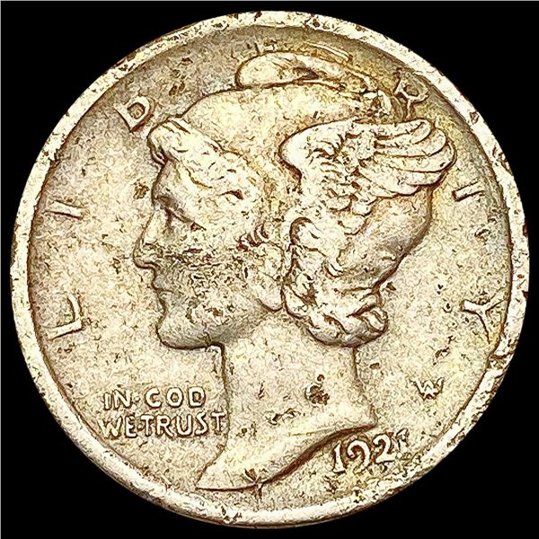 1921-D Mercury Dime ABOUT UNCIRCULATED