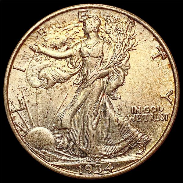 1934 Walking Liberty Half Dollar CHOICE AU