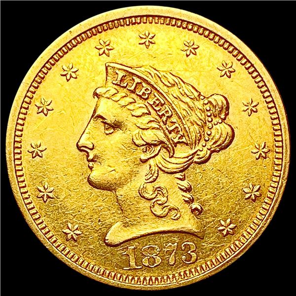1873 $2.50 Gold Quarter Eagle UNCIRCULATED