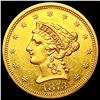 1873 $2.50 Gold Quarter Eagle UNCIRCULATED