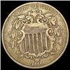 1866 Rays Shield Nickel LIGHTLY CIRCULATED