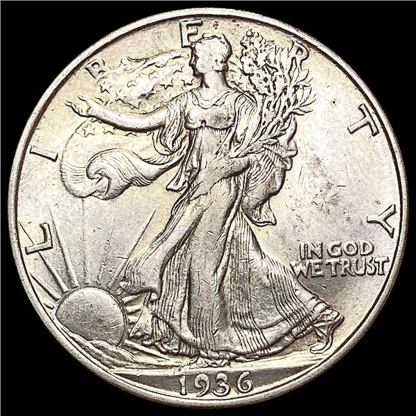 1936-D Walking Liberty Half Dollar CLOSELY UNCIRCULATED