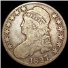 1827 Capped Bust Half Dollar ABOUT UNCIRCULATED