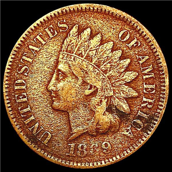 1869 Indian Head Cent LIGHTLY CIRCULATED