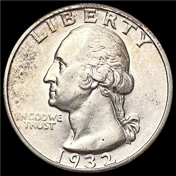 1932-S Washington Silver Quarter CHOICE AU
