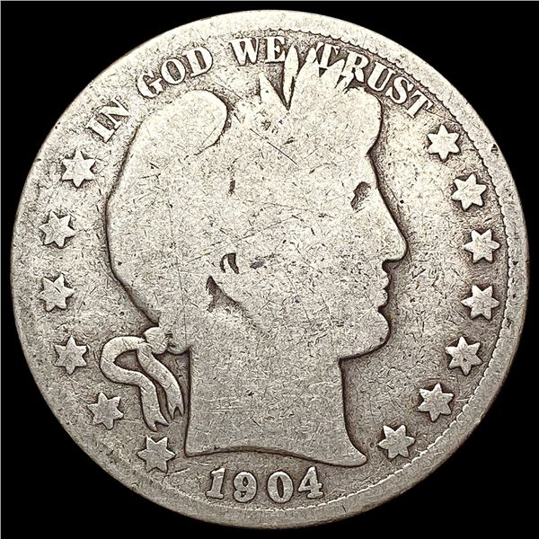 1904-S Barber Half Dollar NICELY CIRCULATED