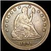 1891 Seated Liberty Quarter ABOUT UNCIRCULATED
