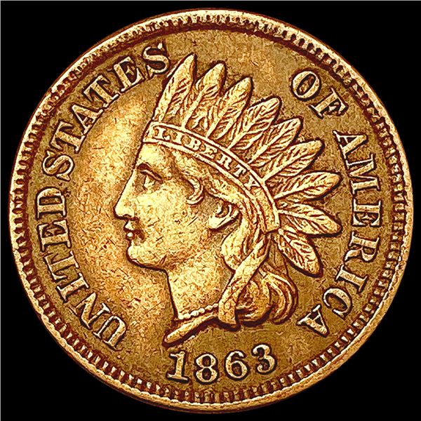 1863 Indian Head Cent NEARLY UNCIRCULATED