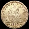 Image 1 : 1853 Arr. Rays Seated Liberty Quarter ABOUT UNCIRCULATED