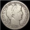 1901-S Barber Half Dollar LIGHTLY CIRCULATED