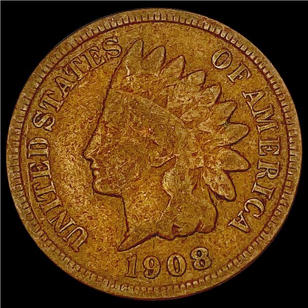1908-S Indian Head Cent LIGHTLY CIRCULATED
