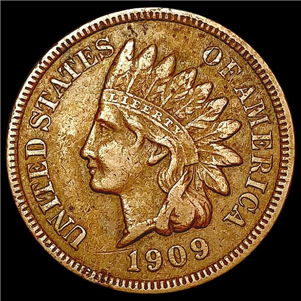 1909-S Indian Head Cent NEARLY UNCIRCULATED