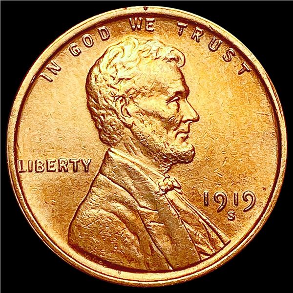 1919-S Red Wheat Cent UNCIRCULATED