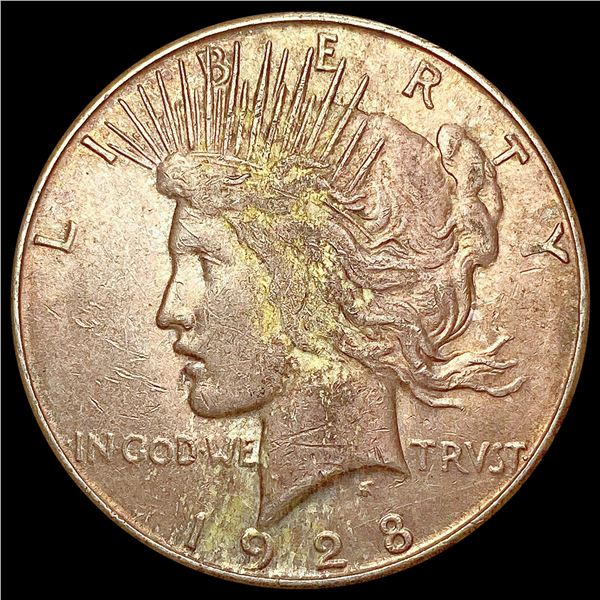 1928-S Silver Peace Dollar CLOSELY UNCIRCULATED