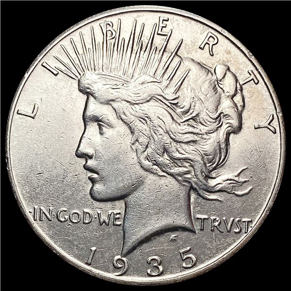 1935-S Silver Peace Dollar CLOSELY UNCIRCULATED