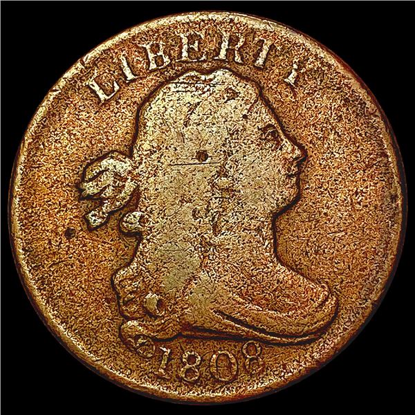 1808 Draped Bust Half Cent NICELY CIRCULATED