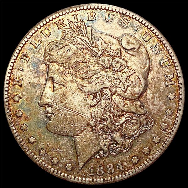 1884-S Morgan Silver Dollar NEARLY UNCIRCULATED