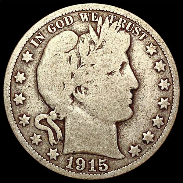 1915 Barber Half Dollar NICELY CIRCULATED