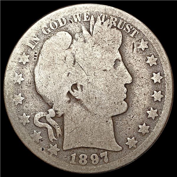 1897-O Barber Half Dollar NICELY CIRCULATED