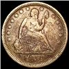 1857 Seated Liberty Quarter LIGHTLY CIRCULATED