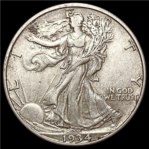 1934-D Walking Liberty Half Dollar NEARLY UNCIRCULATED