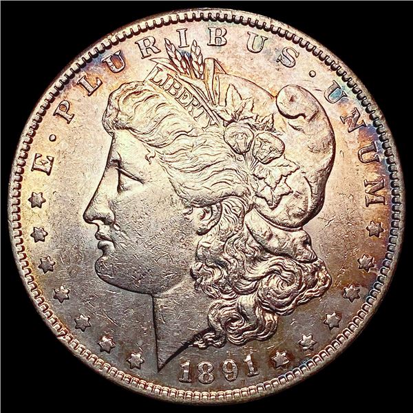 1891-S Morgan Silver Dollar CLOSELY UNCIRCULATED