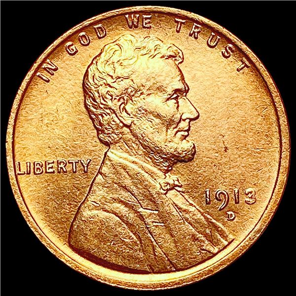 1913-D Red Wheat Cent UNCIRCULATED