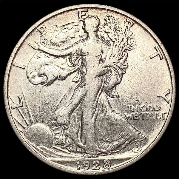 1928-S Walking Liberty Half Dollar LIGHTLY CIRCULATED