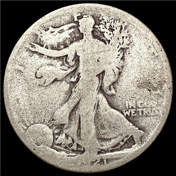 1921 Walking Liberty Half Dollar NICELY CIRCULATED