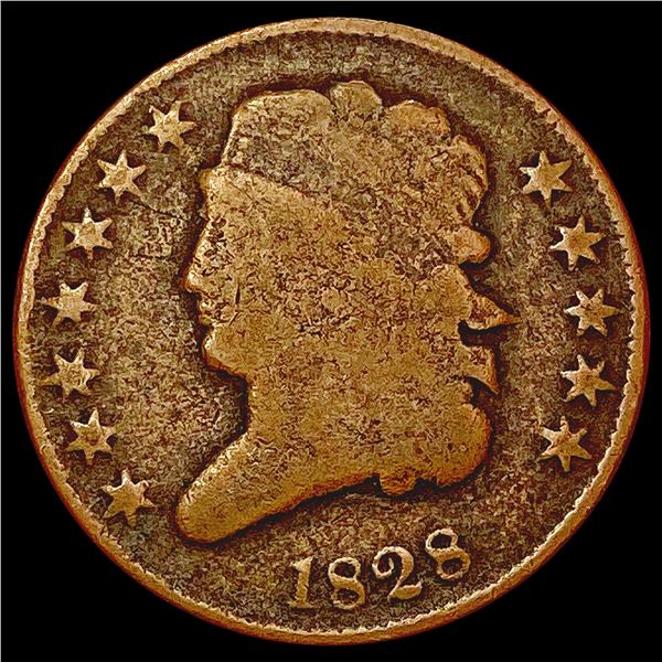 1828 Classic Head Half Cent NICELY CIRCULATED
