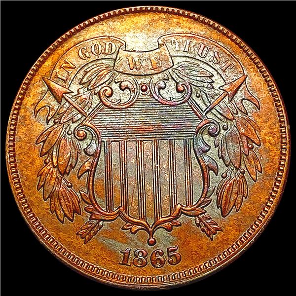 1865 Two Cent Piece UNCIRCULATED