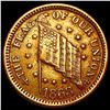 1863 Civil War Token; Flag of Our Union Dix NEARLY UNCIRCULATED