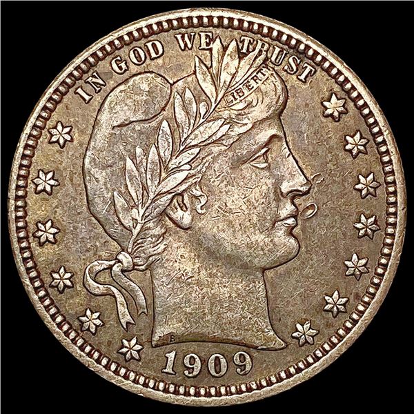 1909 Barber Quarter CLOSELY UNCIRCULATED