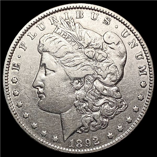 1892 Morgan Silver Dollar CLOSELY UNCIRCULATED