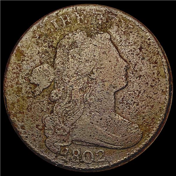 1802 Draped Bust Large Cent NICELY CIRCULATED