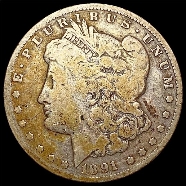 1891-CC Morgan Silver Dollar NICELY CIRCULATED
