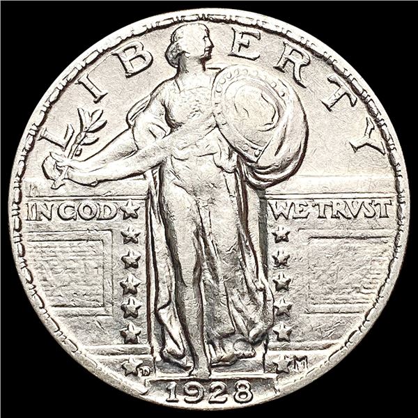 1928-D Standing Liberty Quarter NEARLY UNCIRCULATED