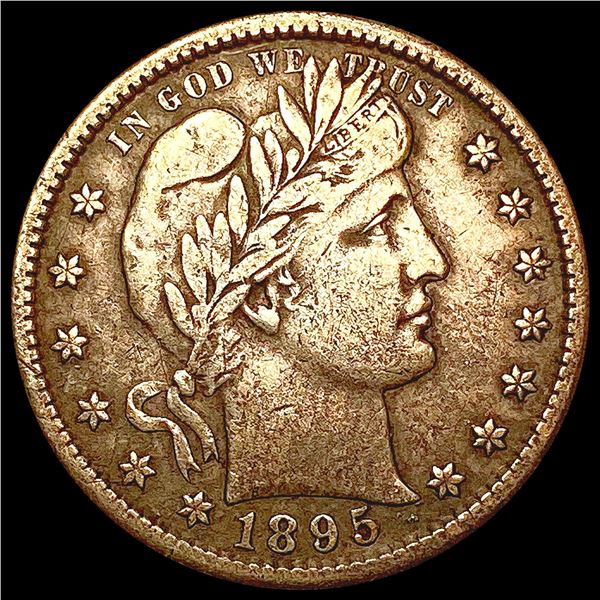1895-S Barber Quarter ABOUT UNCIRCULATED