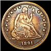 Image 1 : 1891 Seated Liberty Quarter CLOSELY UNCIRCULATED