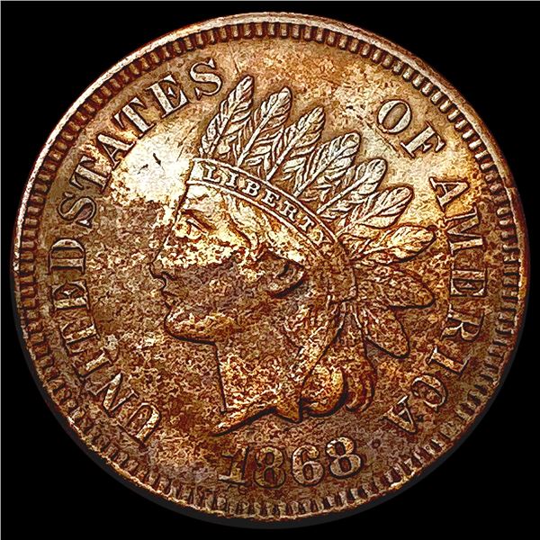 1868 Indian Head Cent CHOICE AU