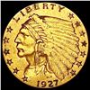 1927 $2.50 Gold Quarter Eagle CHOICE AU