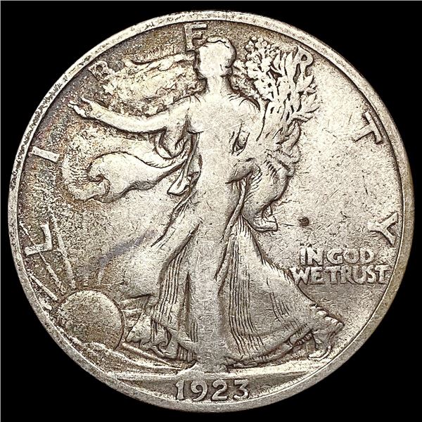 1923-S Walking Liberty Half Dollar ABOUT UNCIRCULATED