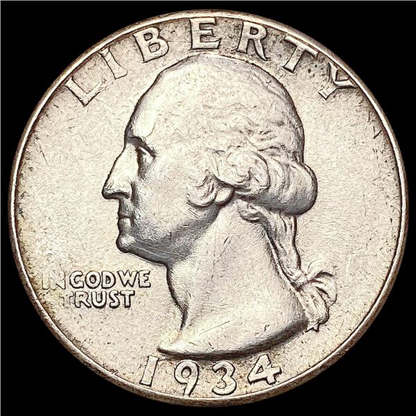 1934-D Washington Silver Quarter HIGH GRADE