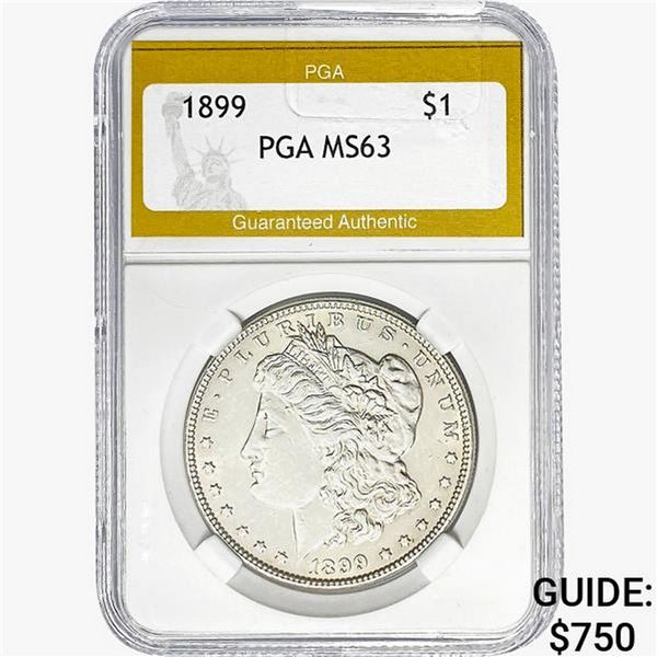 1899 Morgan Silver Dollar PGA MS63