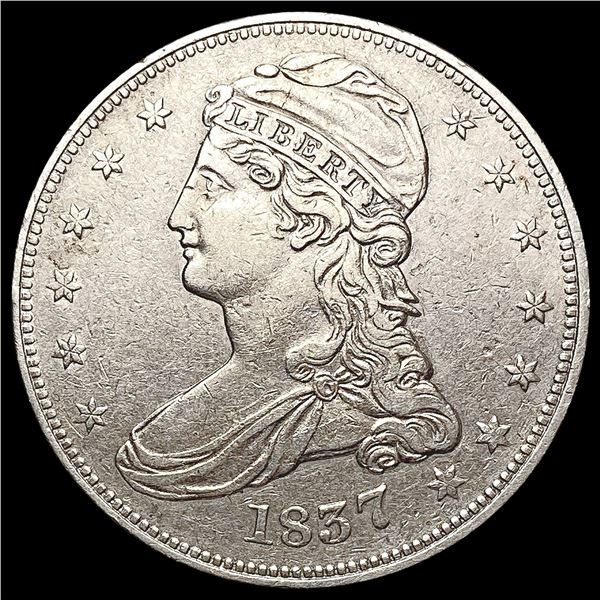 1837 Capped Bust Half Dollar CLOSELY UNCIRCULATED