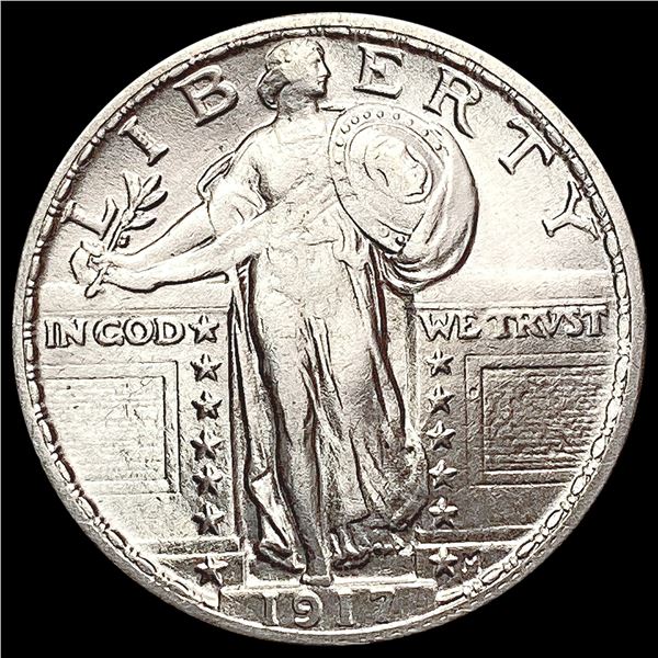 1917 T2 Standing Liberty Quarter CHOICE BU